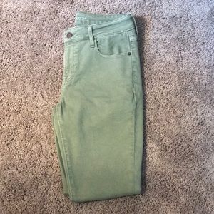 Old Navy RockStar Olive Green Jeans